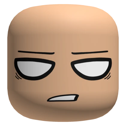 Cute Irritated Toon Face - Light