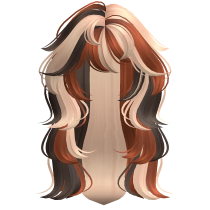 Fluffy Messy Framing Wolfcut (Calico Cat)