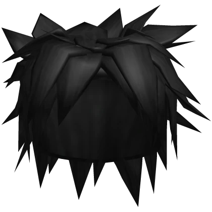 Black Messy Scene Hair