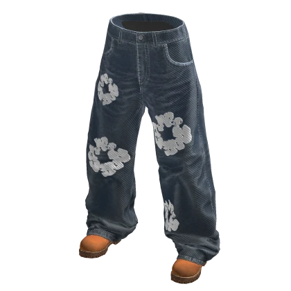M11! - Denim Tears Baggy Jeans w/ Timb boots