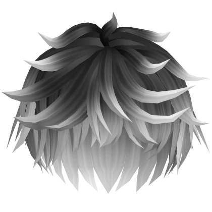 Messy Boy Hair (Black n White)