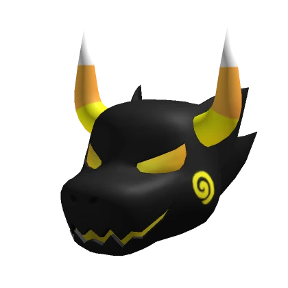 Dark Candy Corn Dragon Head