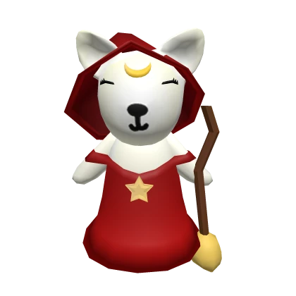 White Witch Cat Buddy