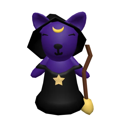 Purple Witch Cat Buddy