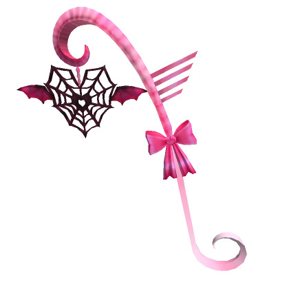 Pink Spider Web Staff