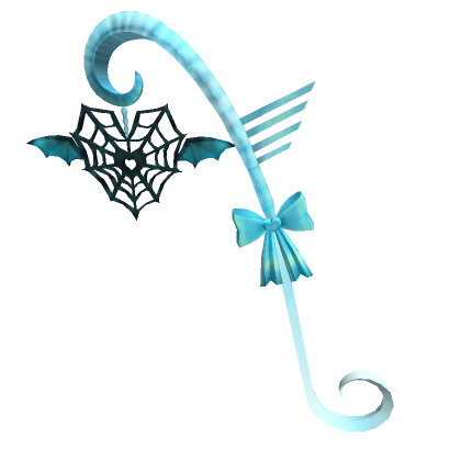 Blue Spider Web Staff