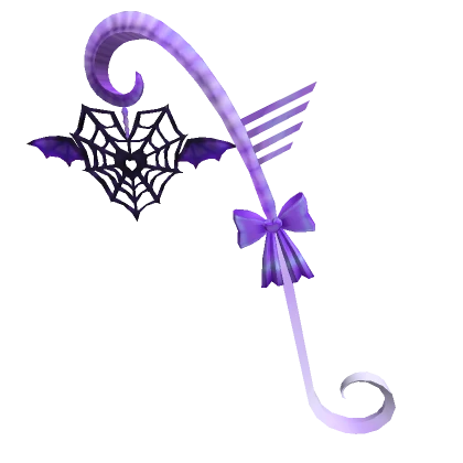 Purple Spider Web Staff