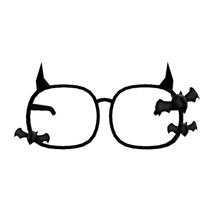 🦇 Black Bat Glasses 🦇