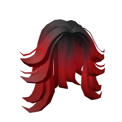 Spikey Red Ombre Hair