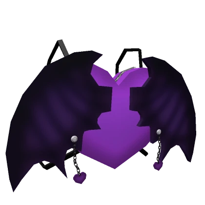 Purple Heart Bat Wing Backpack