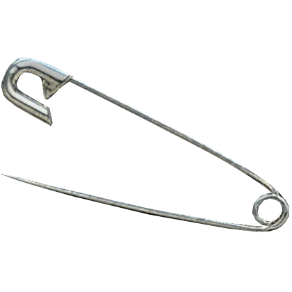Silver Safety Pin Prop [Head]