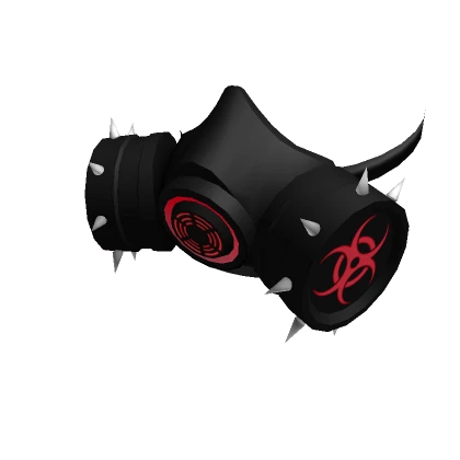 Toxic Gas Mask Red