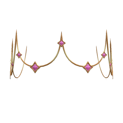 Pink & Gold Jewel Crown