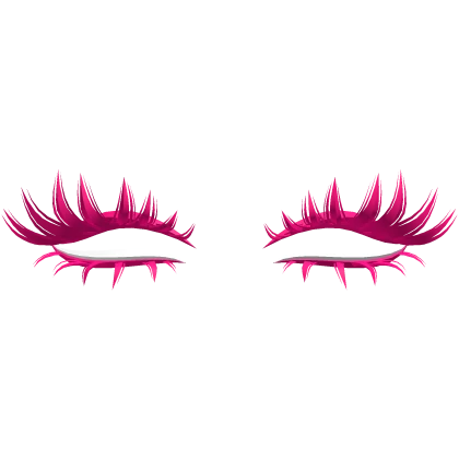 ♡ celestial lashes (hot pink)