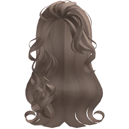 Long Messy Side Swept Wavy Militia Hair