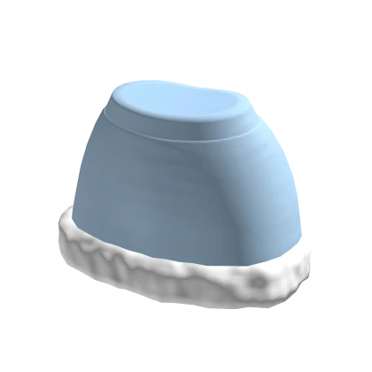Christmas Mini Skirt Blue