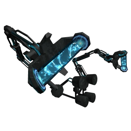 Dual Mechanical Cyber Claws (Neon Blue)