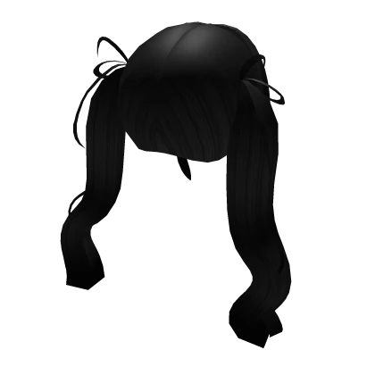 Loose Black Pigtails