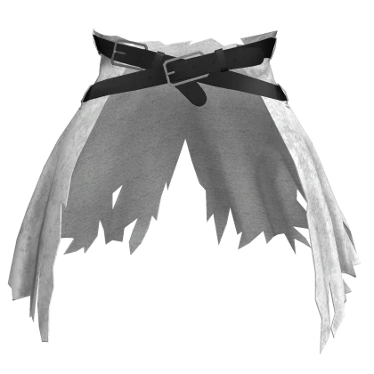 White Torn Waist Coat Black Belts [1.0 Girl Torso]