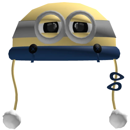 cute minion beanie with clips