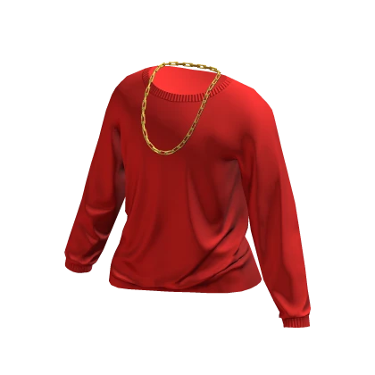 Red T-Shirt with Chain