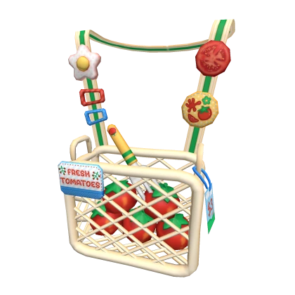 ♡ cutesy gardener tomato basket 1.0