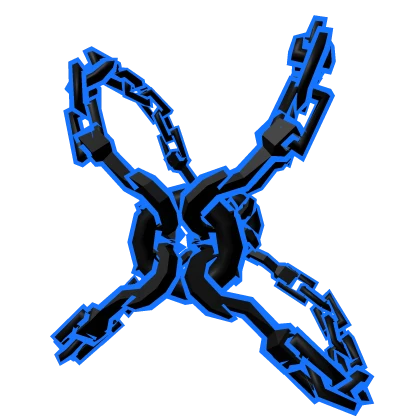 Cartoony Blue Body Chains