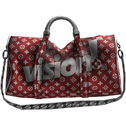 ✤ Red Louis Duffle Bag