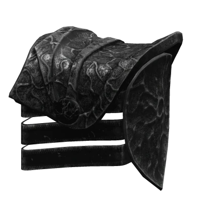 Silver Crucible Knight Left Pauldron