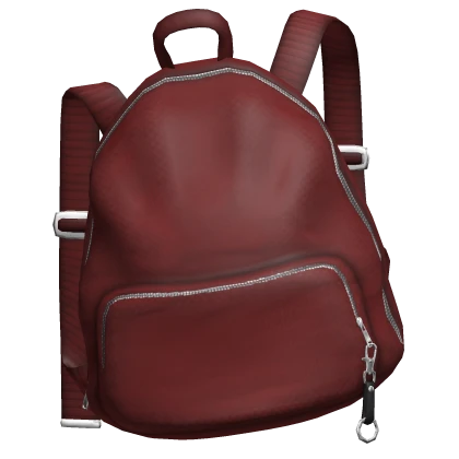 Red Backpack Off Shoulder 3.0