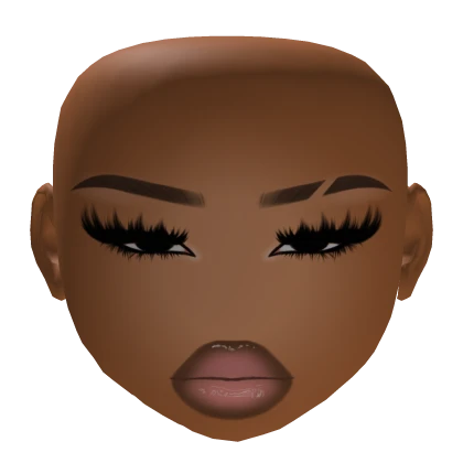 Baddie Latina Girl Mesh Makeup Gloss lips lashes