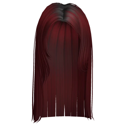 Celebrity Straight Sleek Hime Hair (Dark Red)