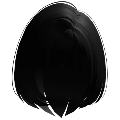 ♡꒰fluffy stylish anime bob in black꒱