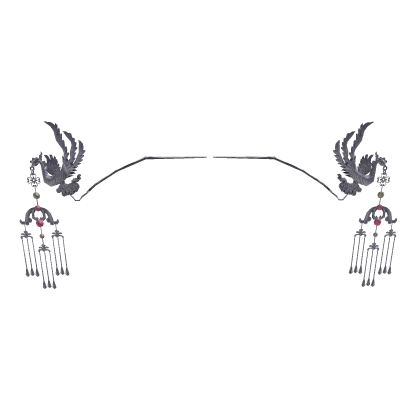 Traditional Chinese Phoenix Hairpins Silver Buyao