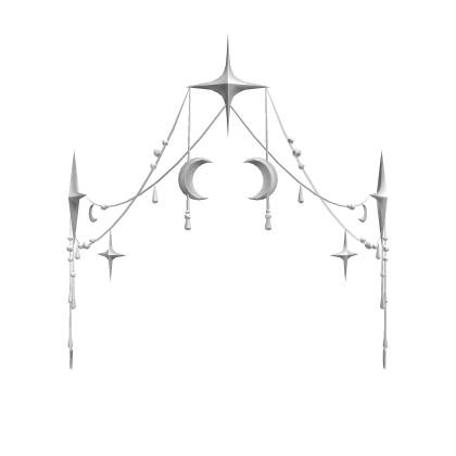 Celestial Elegance Headpiece Silver