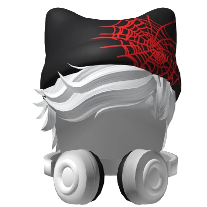  💯 Messy Emo Flow Hair (White)