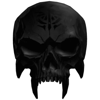 ✅ Black Skull Mask
