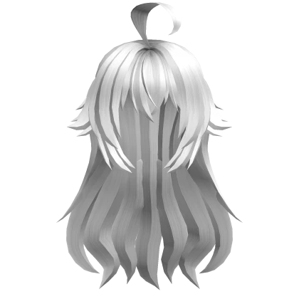 Anime Long Hair - White