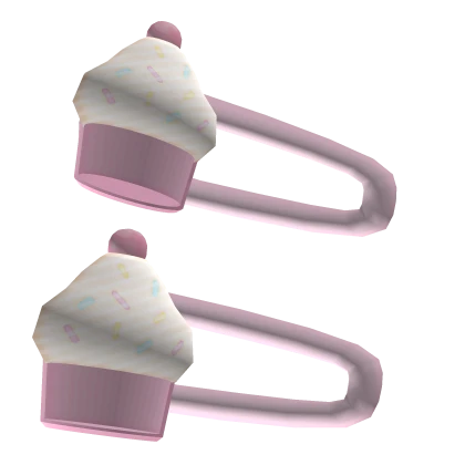 ♡ cutesi cupcake hairclips ♡ (r)