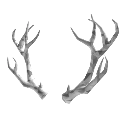 White Sparkle Time Antlers