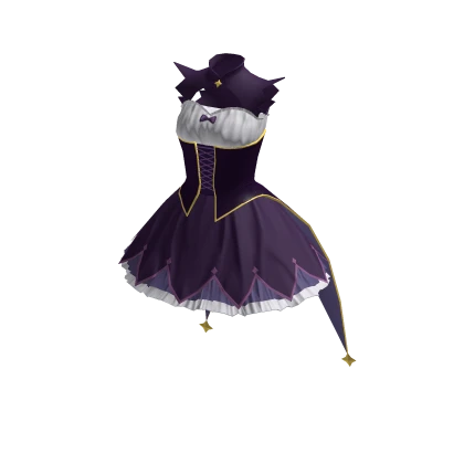 ♾️ Purple cute witch dress