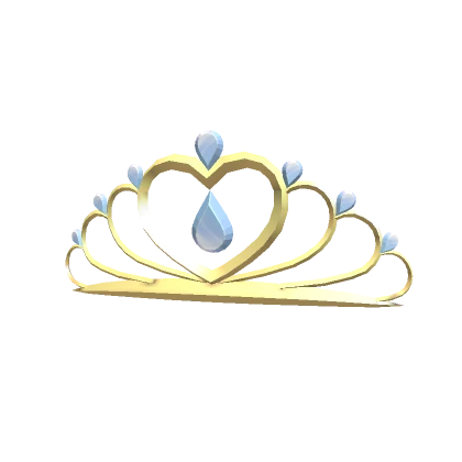 Luxury Blue & Gold Tiara