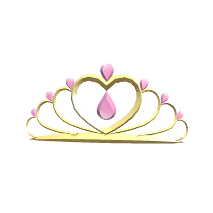 Luxury Pink & Gold Tiara