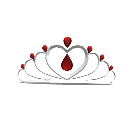 Red & Silver Tiara