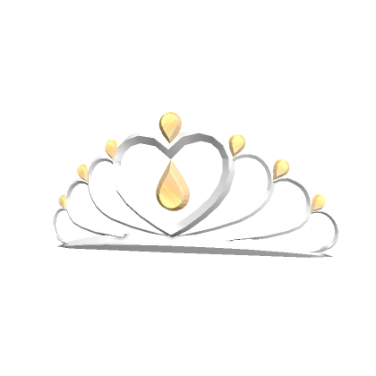 Yellow & Silver Tiara