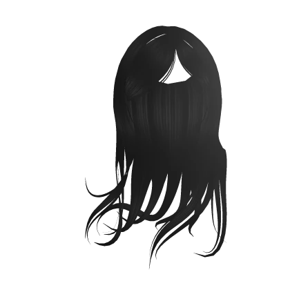 Gothic Marceline Windy Silky Black Hair