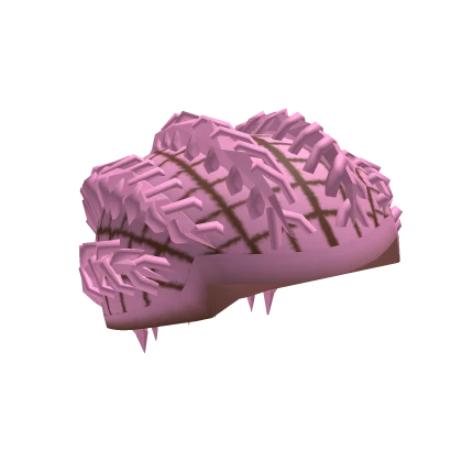 Pink Barrel Twists Tied Dreads