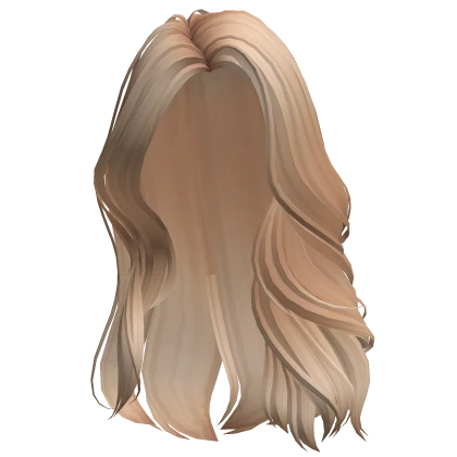 Glamorous Lush Side Parted Waves (Sandy Blonde)