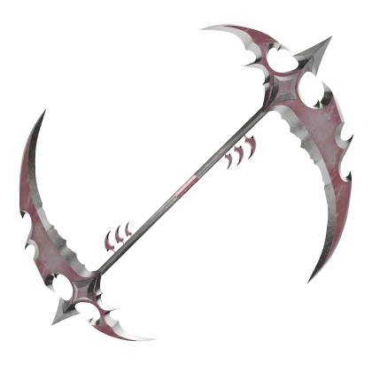 Gothic Blushed Rose Dual Scythe