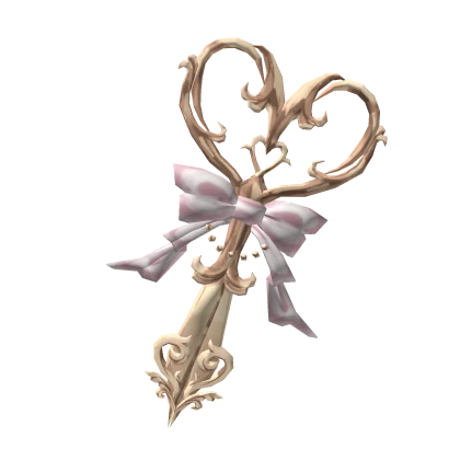 Giant Gold Rococo Magical Girl Heart Scissors 